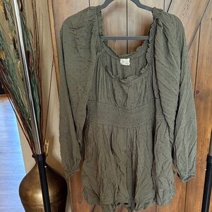 Urban Outfitters Olive Jumpsuit